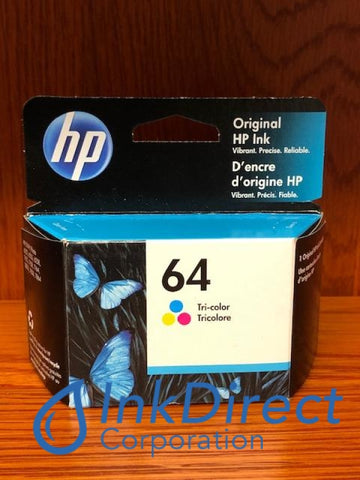 HP N9J89AN HP 64 Ink Jet Cartridge Tri-Color Ink Jet Cartridge , HP   - Photo Printer  ENVY Photo 6255,  Photo 7155,  Photo 7855