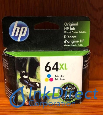 HP N9J91AN 64XL Ink Jet Cartridge Tri-Color Ink Jet Cartridge , HP   - Photo Printer  ENVY Photo 6255,  Photo 7155,  Photo 7855