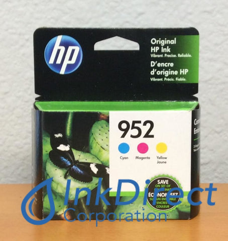 HP N9K27AN140 952 CMY Ink Jet Cartridge Color ( 1 each L0S49AN L0S52AN L0S55AN ) Ink Jet Cartridge , HP - All-in-One OfficeJet Pro 8710, 8715, 8720, 8725, 8730, 8740