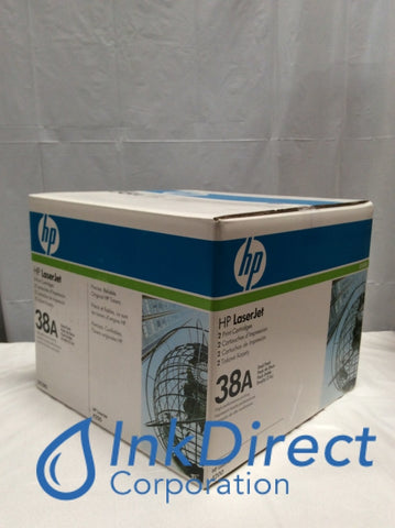HP Q1338D 38A ( Blue Box ) Twin Pack Toner Cartridge Black( 2 * Q1338A ) 4200DTN 4200DTNS 4200DTNSL 4200N 4200TN Toner Cartridge , HP - Laser Printer LaserJet 4200, 4200DTN, 4200N, 4200TN,