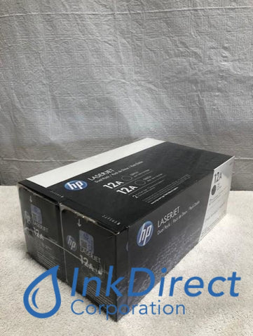 HP Q2612D HP 12A Twin Pack Toner Cartridge Black Toner Cartridge , HP - Laser Printer LaserJet 1020 Plus, 3050Z, M1319FMFP, 1010, 1012, 1015, 1018, 1020, 1022, 3015, 3020, 3030, 3050, 3052, 3055, M1005MFP,