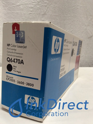 HP Q6470A (HP 501A) HP 3600 HP 3800 Toner Cartridge Black (Blue Box) 600 3600DN 3600N 3600NRF 3800 3800DN 3800DTN 3800N CP3505DN CP3505N 