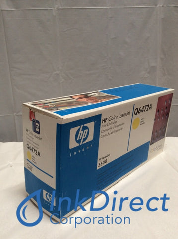 HP Q6472A ( HP 502A ) HP 3600 Toner Cartridge Yellow ( Blue Box ) 3600 3600DN 3600N 3600NRF Toner Cartridge , HP - Laser Printer Color LaserJet 3600, 3600DN, 3600N, 3600NRF,
