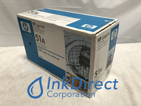 HP Q7551A ( HP 51A ) Toner Cartridge Black ( Blue Box ) Laser Printer LaserJet M3027MFP, M3035MFP, P3005, P3005D, P3005DN, P3005X,