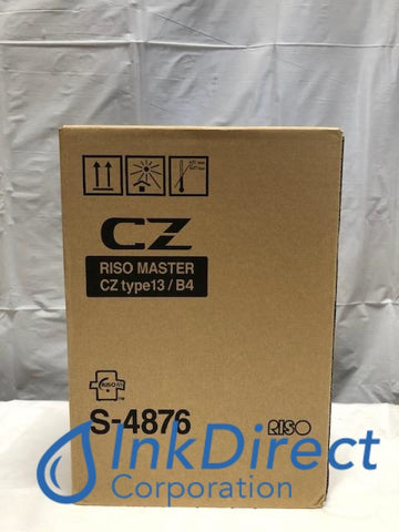 Riso G S4876 S-4876 CZ Type 13 / B4 Master Master , Riso G - Duplicator CZ 180,