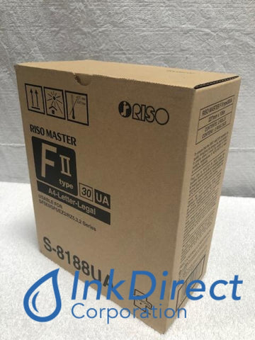 Riso G S8188UA S-8188UA F II Type 30 A4 Master Master , Riso G   - Duplicator  EZ 220,  590,  591,  RZ  200,  220,  220UI,  230,  310,  370,  390,  590