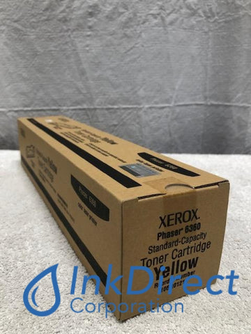 Xerox 106R1216 106R01216 Phaser 6360 Standard Yield Toner Cartridge Yellow Toner Cartridge , Xerox-Tektronix - Laser Printer Phaser 6360DN, 6360DT, 6360DX, 6360N,