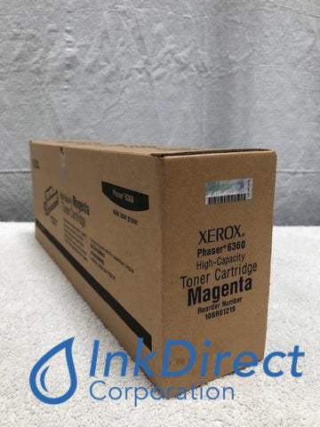 Xerox 106R1219 106R01219 Phaser 6360 High Yield Toner Cartridge Magenta Toner Cartridge , Xerox-Tektronix - Laser Printer Phaser 6360DN, 6360DT, 6360DX, 6360N,