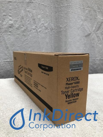 Xerox 106R1220 106R01220 Phaser 6360 High Yield Toner Cartridge Yellow Toner Cartridge , Xerox-Tektronix - Laser Printer Phaser 6360DN, 6360DT, 6360DX, 6360N,