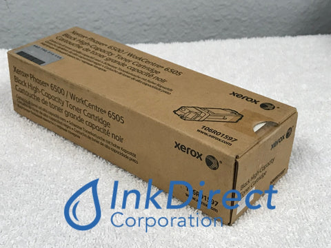 Xerox 106R1597 106R01597 Phaser 6500 High Yield Toner Cartridge Black Toner Cartridge