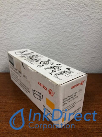 Xerox 106R1629 106R01629 Phaser 6000 6010 Toner Cartridge Yellow Toner Cartridge , Xerox - Laser Printer Phaser 6000, 6010, 6010N, 6015, 6015N,