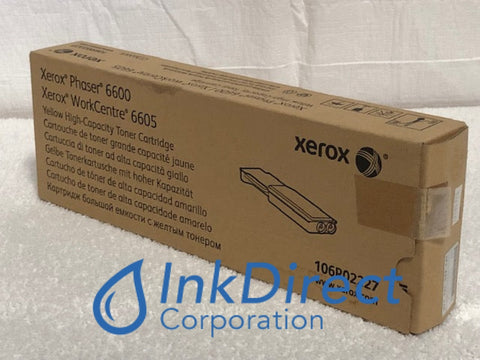 Xerox 106R2227 106R02227 Toner Cartridge Yellow Phaser 6600 WorkCentre 6605 Toner Cartridge , Xerox-Tektronix - Phaser 6600DN, 6600N, WorkCentre 6605DN, 6605N,