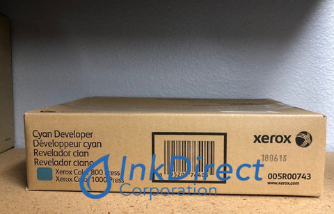 Xerox 5R743 005R00743 Developer Cyan Digital Color Press 800 1000 Developer , Xerox - Digital Color Press 1000, 800,