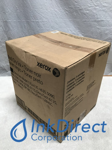 Xerox 6R206 6R00206 006R00206 Toner Cartridge Black (3 / Box) Xerox 5090 Docucolor 135 Toner Cartridge